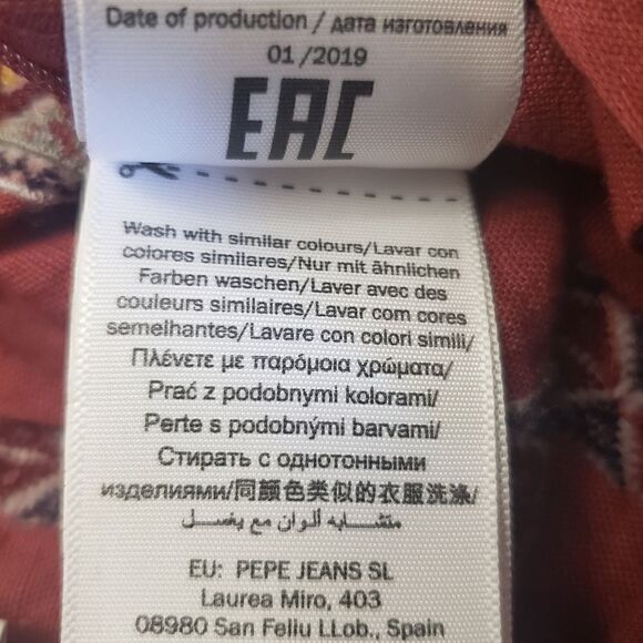 PEPE JEANS Ethnic Design Linen-Blend Shorts NWT - Picture 16 of 16